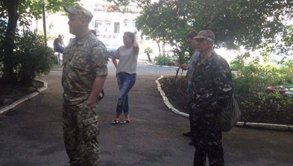 Облава на одесских студентов и доставка их в военкомат