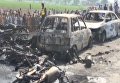 В Пакистане горел бензовоз