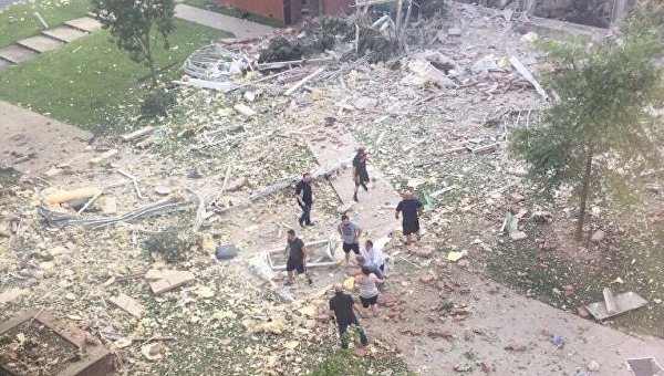 На месте взрыва в общежитии американского Кентукки