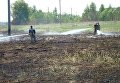Возгорание торфа под Киевом