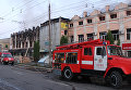 В Хмельницком ночью случился пожар в помещениях мебельной фабрики