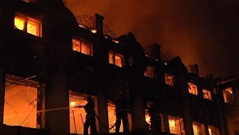 Пожар в Хмельницком