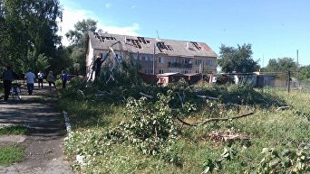 Последствия непогоды в Лубенском районе Полтавской области