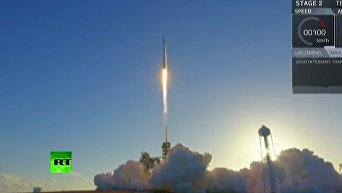 Ракета Falcon 9 со спутником связи Intelsat 35e отправилась на орбиту