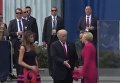 первая леди Польши проигнорировала Дональда Трампа. Видео