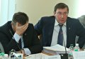 Юрий Луценко и Назар Холодницкий на заседании Регламентного комитета
