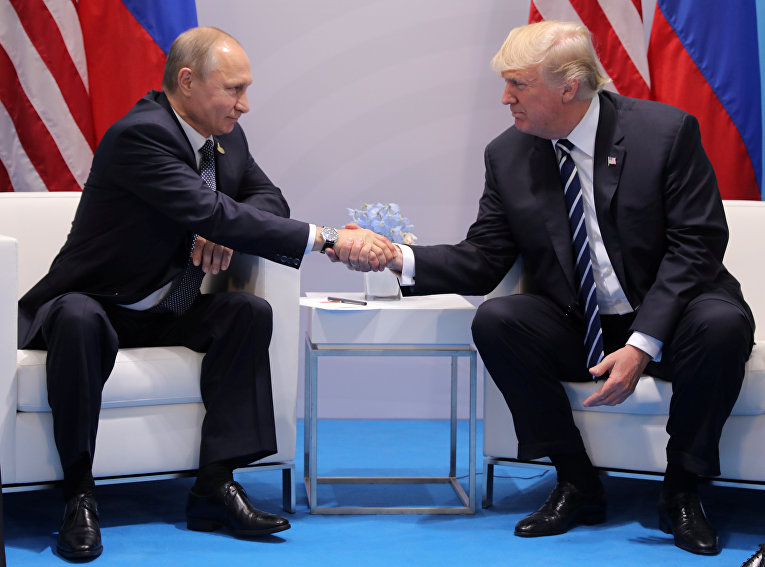 Встреча Владимира Путина и Дональда Трампа в Гамбурге
