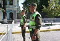 В центре Киева усилены меры безопасности