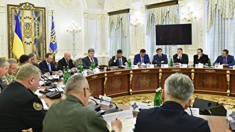 Заседание СНБО во главе с Петром Порошенко, 10 июля 2017