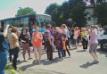 Блокирование трассы Песочная - Трускавец во Львовской области, 11 июля 2017