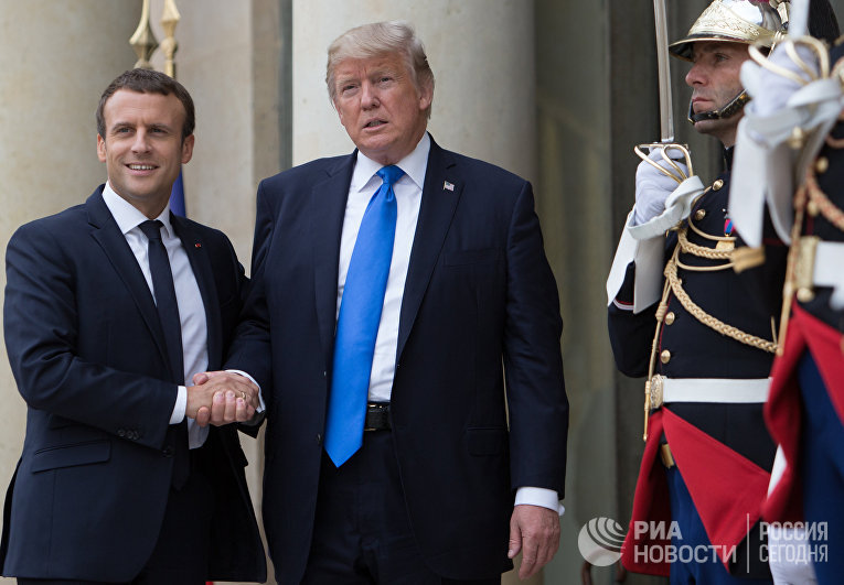 Визит президента США Д. Трампа в Париж