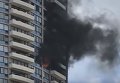 Пожар начался в жилой высотке в столице Гавайев. Видео