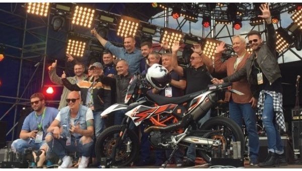 Кличко проехал Киевом с колонной мотоциклистов и открыл фестиваль мотоспорта MotoOpenFest