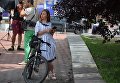 Велопарад девушек в Киеве