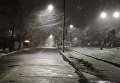 Обрушившийся на столицу Чили снегопад привел к перебоям электроснабжения. Видео