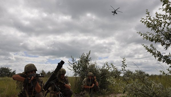 Украинские пограничники десантировались на остров в рамках Sea Breeze