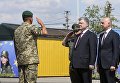 Президент Украины Петр Порошенко и премьер-министр Молдавии Павел Филип официально открыли совместный украинско-молдавский пограничный пункт пропуска Кучурган