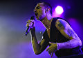 Солист британской группы Depeche Mode Дэйв Гaан