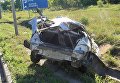 Жуткое ДТП в Харькове: автомобиль с водителем разорвало на части