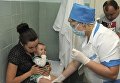 Вакцинация детей в Украине. Архивное фото
