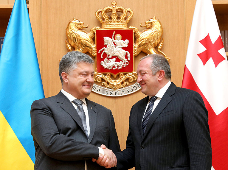 Визит Петра Порошенко в Грузию: встреча с президентом Георгием Маргвелашвили