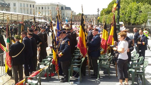 Торжества в Брюсселе по случаю национального праздника Бельгии — Дня присяги короля