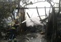 Во Львове сгорело самовольное поселение ромов из Закарпатской области