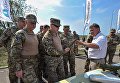 Испытания новых образцов оружия и техники на Гончаровском полигоне в Черниговской области
