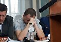 Экс-чиновник ГПУ Дмитрий Сус в зале суда