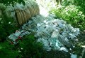 Во Львове под детской больницей выгрузили 5 тонн отходов