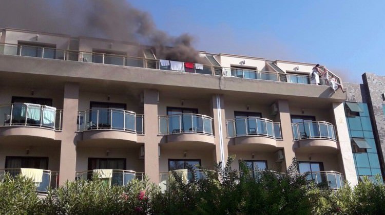 Пожар в турецком отеле