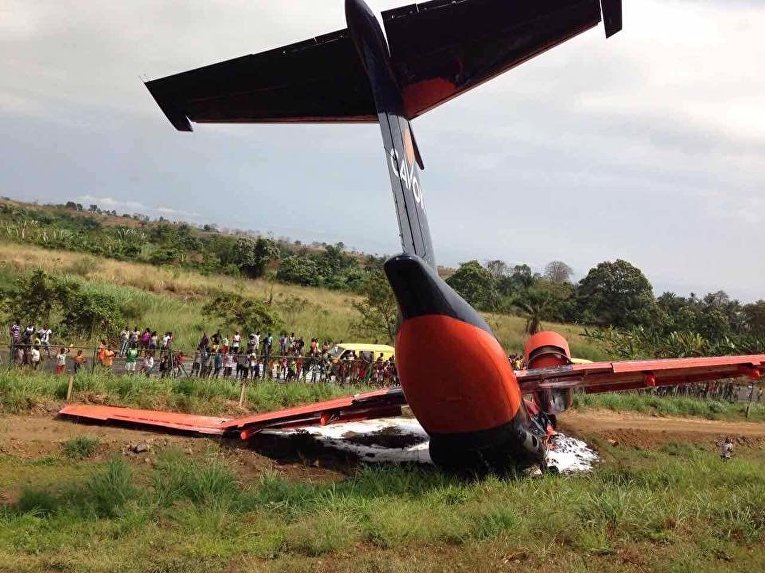 Крушение украинского грузового самолета Ан-74 украинской авиакомпании Cavok Air на острове Сан-Томе и Принсипи в Центральной Африке, 29 июля 2017