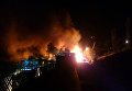 Появились кадры пожара в ночном клубе Одессы. Видео