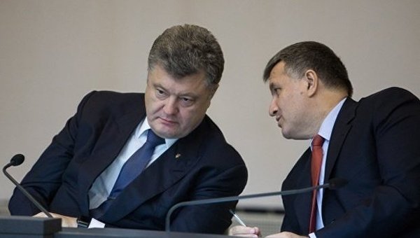 Петр Порошенко и Арсен Аваков