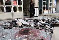 Последствия нападения террористов-смертников в мечети в Герате, Афганистан
