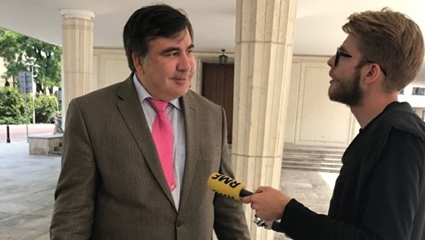 Михаил Саакашвили в Польше