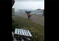 В Скадовске прошел мощный ураган