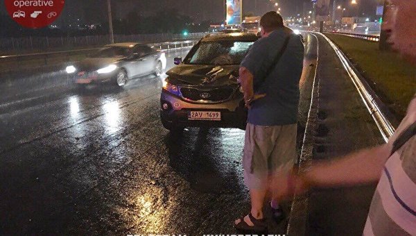 В Киеве автомобиль сбил насмерть сразу двух человек
