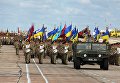 В Киеве прошла репетиция военного парада ко Дню независимости