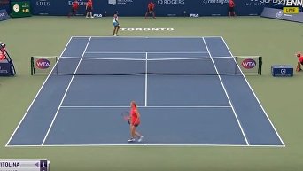 Победный сет Свитолиной во встрече с Уильямс на турнире в Торонто. Видео