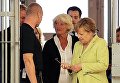 Канцлер Германии Ангела Меркель посетила бывшую тюрьму Штази в Берлине