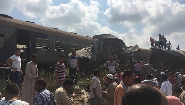 В Египте столкнулись поезда