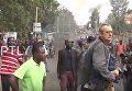 Акции протеста в Кении. Видео