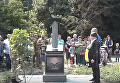 Появился памятник бойцам АТО в виде вонзенного в карту России меча. Видео