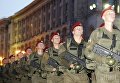 Репетиция военного парада ко Дню Независимости Украины в Киеве