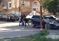 Разбой по-киевски. На видео попал момент нападения на бизнесмена. Видео