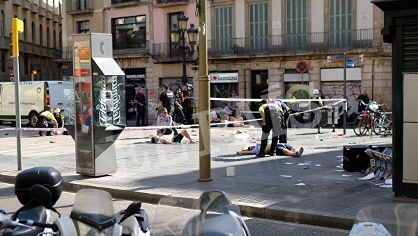 Теракт в центре Барселоны