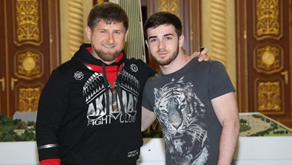 Глава Чечни Рамзан Кадыров и певец Зелемхан Бакаев