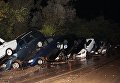 Несколько десятков автомобилей пострадало из-за селевого потока в Крыму