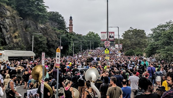 Протест в Бостоне